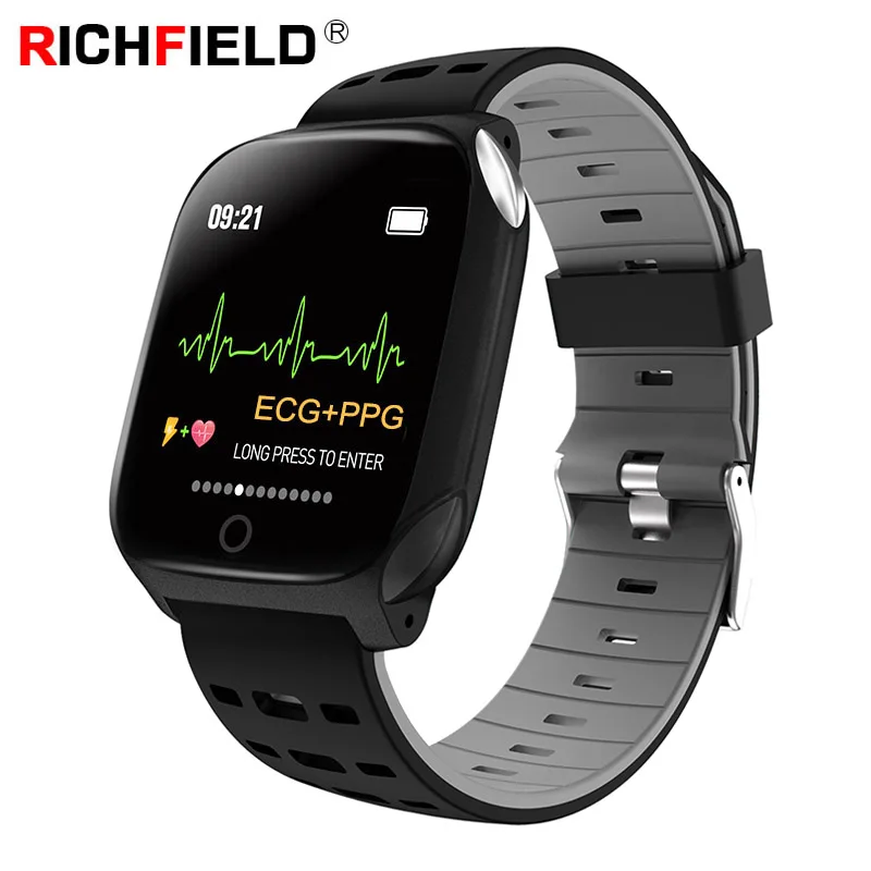 Смарт браслет медицинский с измерением экг и ппг измерение артериального