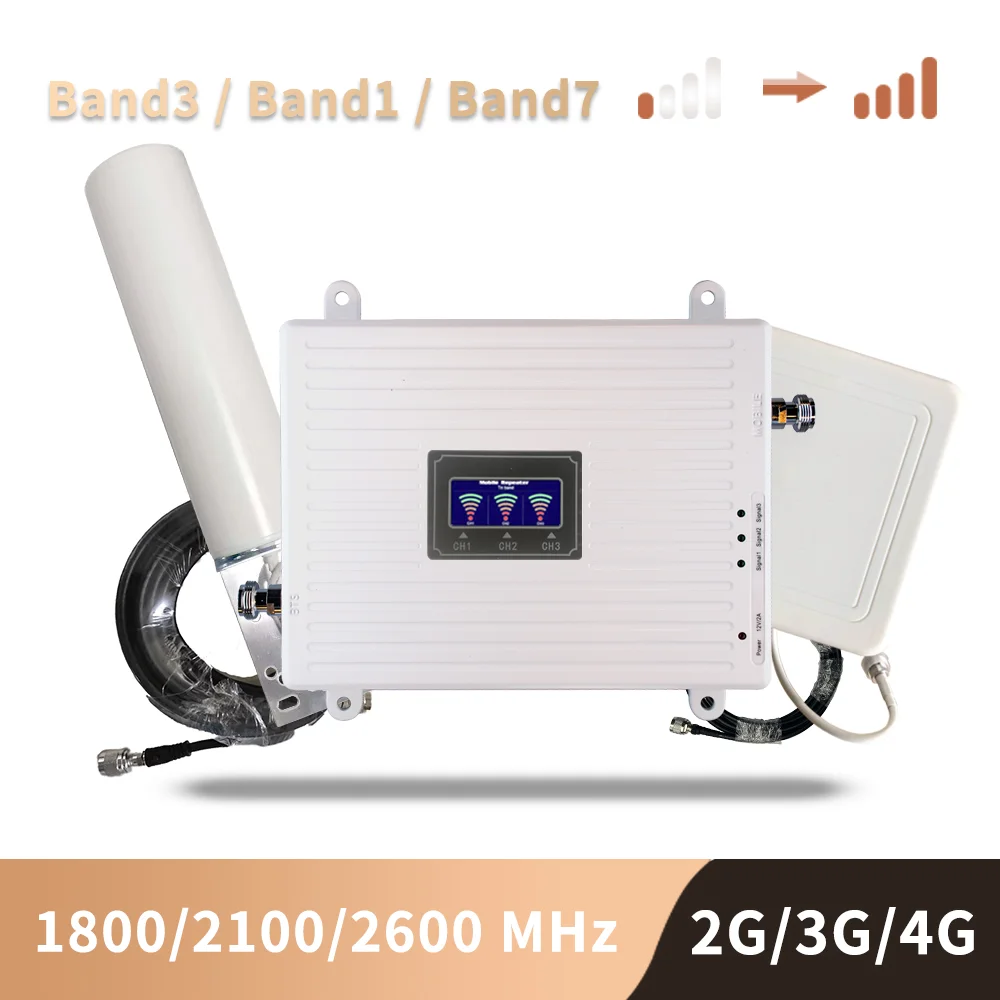 2g 3g 4g усилитель сотового сигнала Gsm трехдиапазонный мобильный LTE сотовый