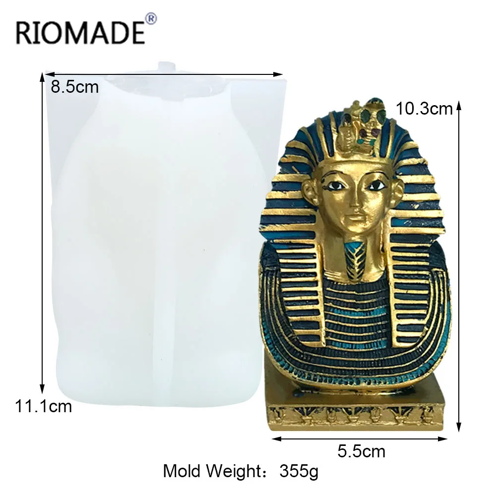 Египетского фараона Силиконовые свечи формы для Древнего Египта стили