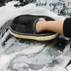 Мягкие шерстяные перчатки для мытья автомобиля, чистящая щетка для granta, skoda yeti, lada, priora, kia rio k2, mazda, peugeot 308
