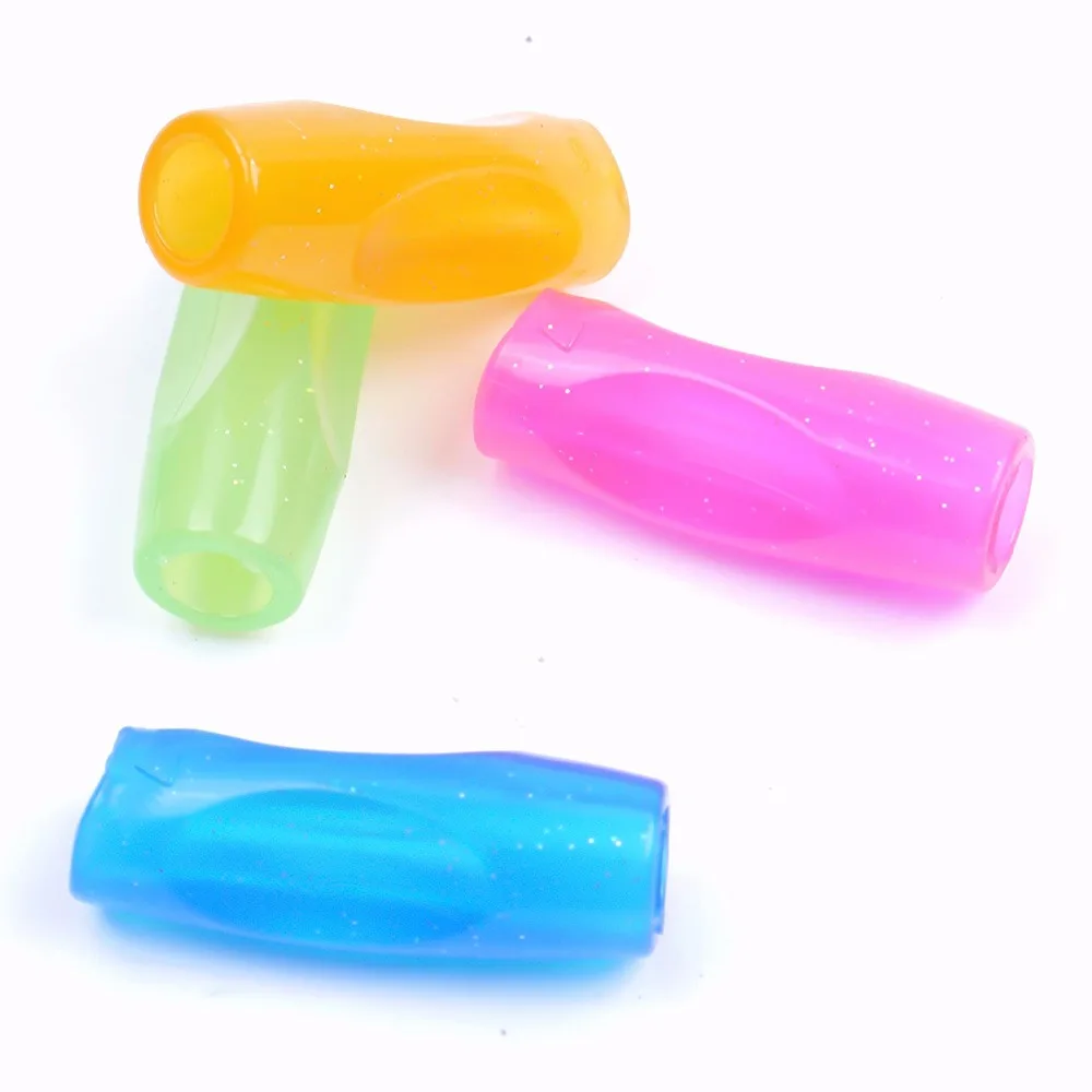 4 шт. цветные силиконовые держатели для ручек | Канцтовары офиса и дома