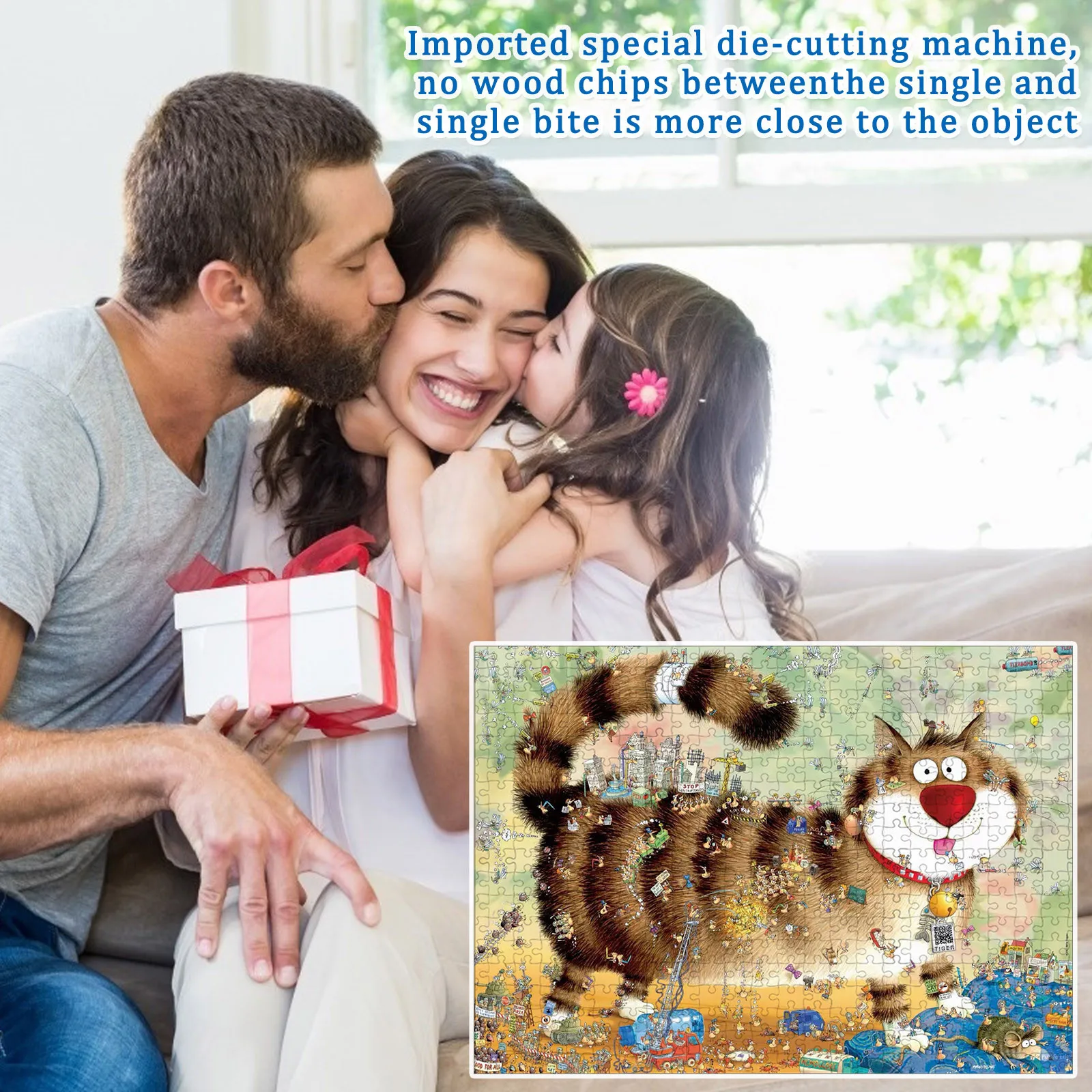 

2000 Pcs Adult And Ahildren's Intellectual Development Puzzle Toy Holiday Gift digit learning education child wood toy Puzzle#50