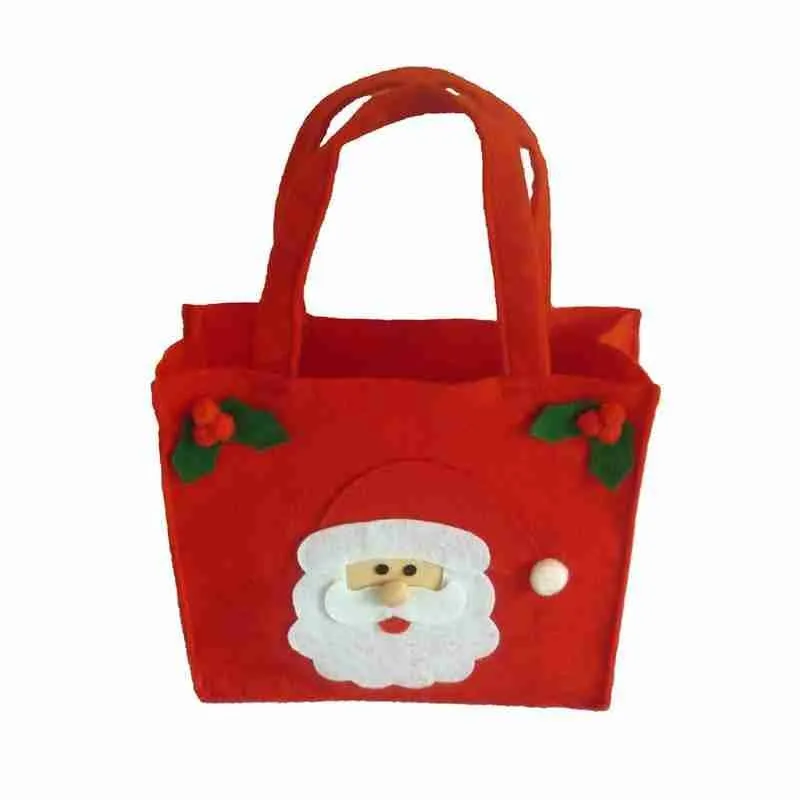 Рождественские конфеты подарочная сумка Санта Клаус Снеговик Лось подарочные