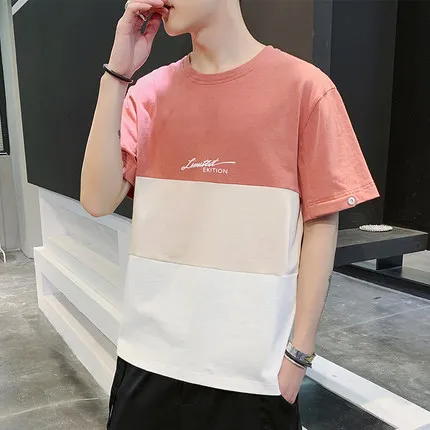 

Men's casual short-sleeved t-shirt wild clothes tide 3191