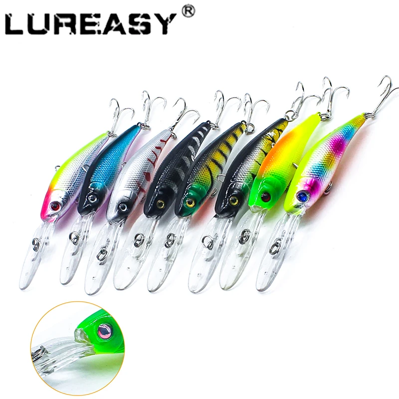 LUREASY рыболовная приманка гольян 10 см 9 г искусственный Крамп жесткий