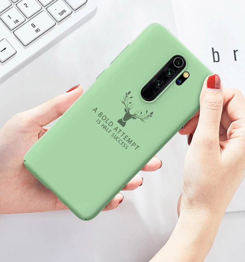Жесткие чехлы с жидкостью для Xiaomi Redmi Note 8 Pro Note 8 чехол на ощупь противоударный полный защитный жесткий чехол на заднюю панель Funda Shell