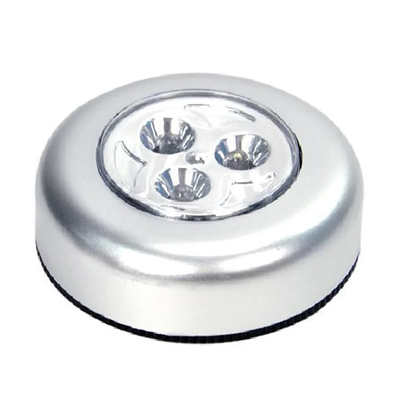 

Stick Pat Lamp 3 LED Touch Lamp Kitchen Cabinet LED Night Light Sensor Battery-powered Indoor Bedside Emergency Lights