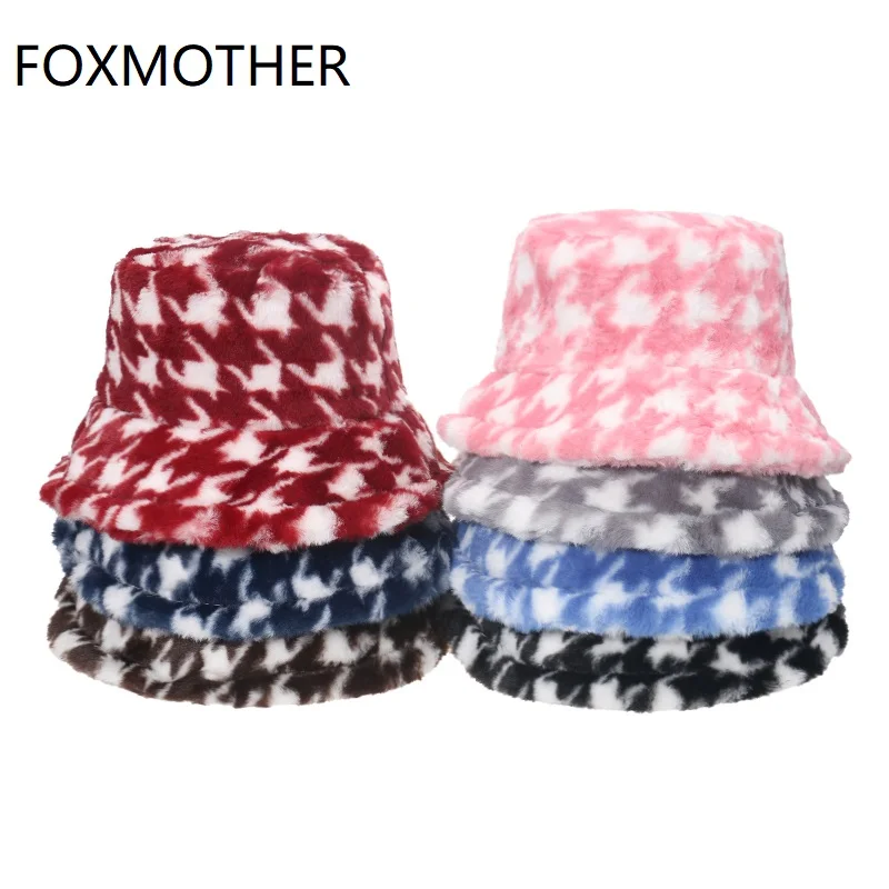 Панама FOXMOTHER женская зимняя, утепленная мягкая теплая, из искусственного меха, для отпуска на открытом воздухе, для зимы