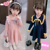 in stock spring summer girls dress kids teenagers children clothes outwear special occasion long sleeve high quality