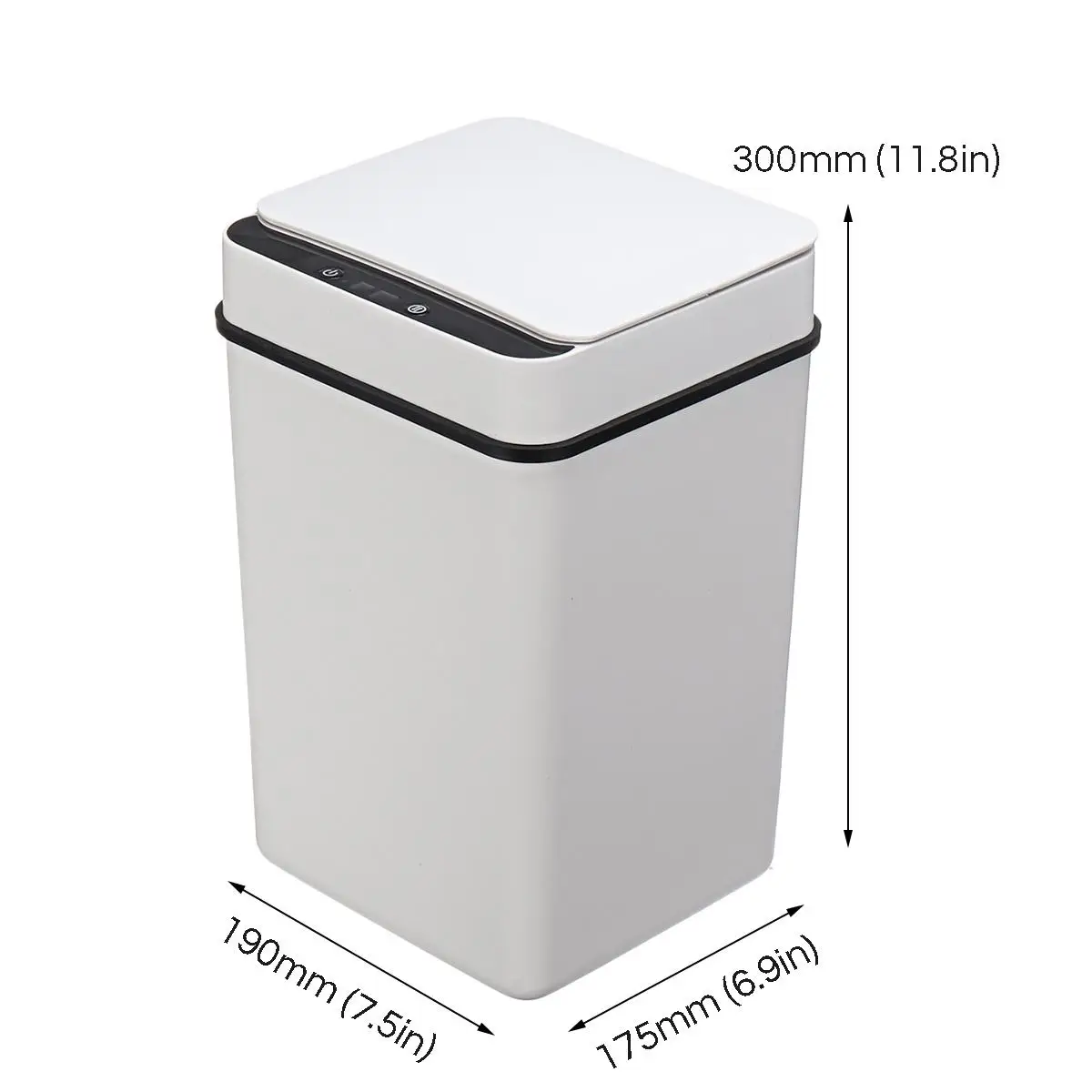 

12L Smart Induction Trash Can Automatic Dustbin Bucket Garbage Bathroom for Kitchen Electric Type Touch Trash Bin Paper Basket