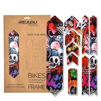 bicycle sticker frame anti scratch and scratch proof waterproof protective film bicycle sticker 3m bikes reflective sticker
