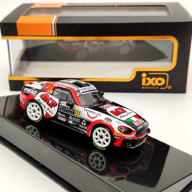 IXO 1:43 для FIAT Abarth 124 RGT #56 Rallye Monte Carlo 2019 RAM720 модели литья под давлением игрушечные