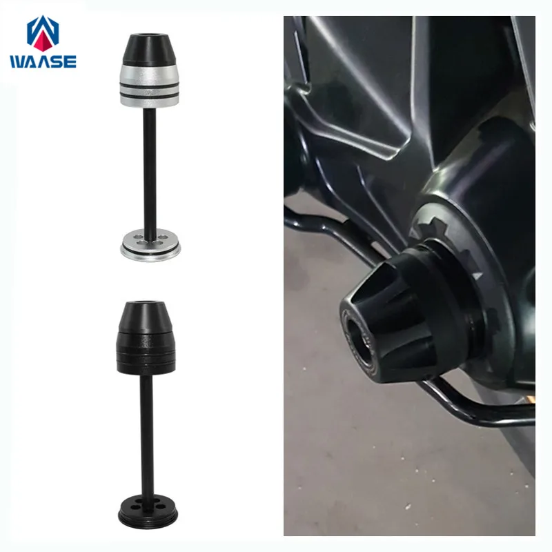 

waase For BMW R1200S / R1200ST / R1200RT / R1200R Classic Rear Wheel Fork Axle Sliders Cap Crash Protector