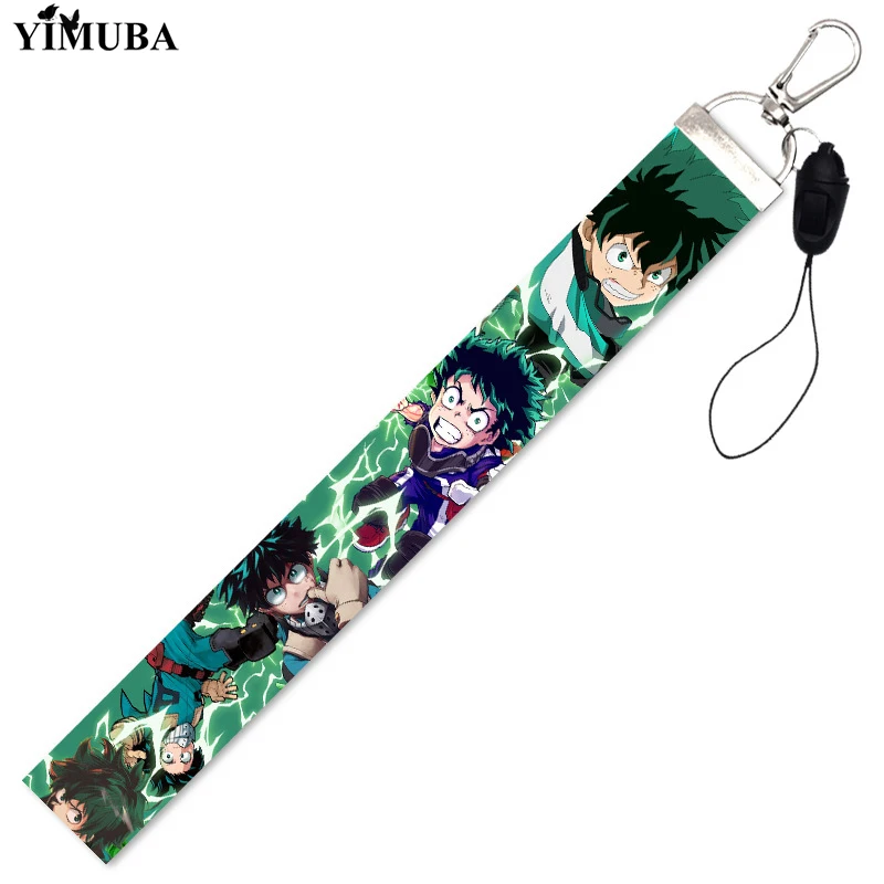 Брелок для ключей My Hero Academia ремешок на руку мобильного телефона брелок