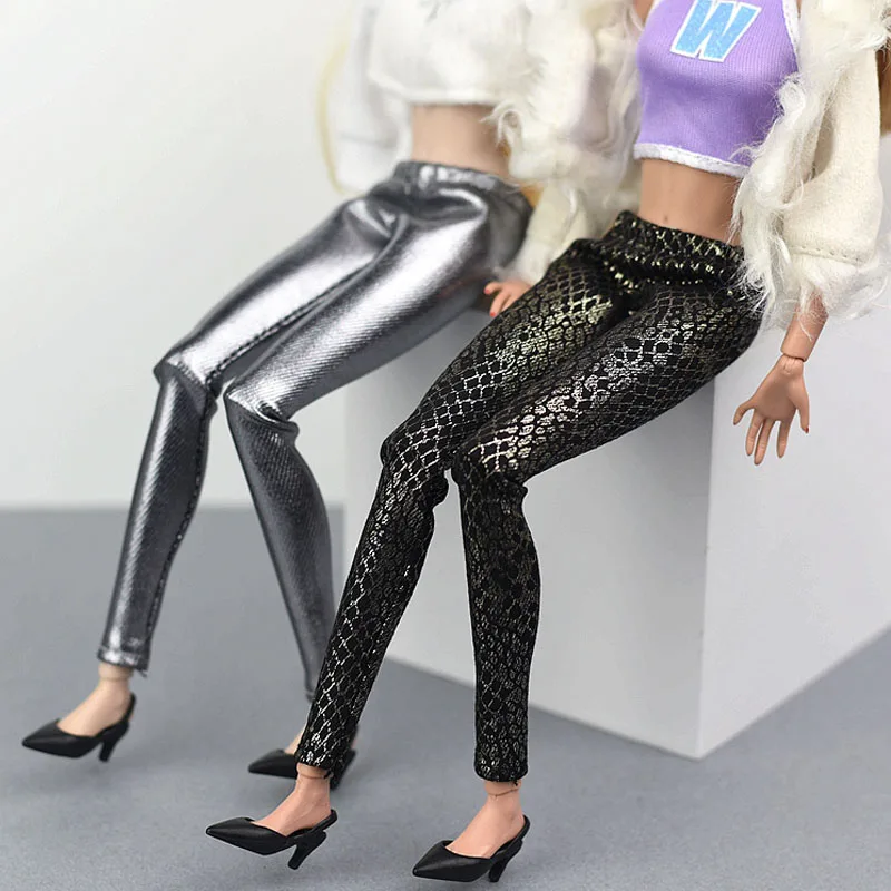 Модные узкие и тонкие сексуальные эластичные леггинсы брюки для Барби одежда 1/6