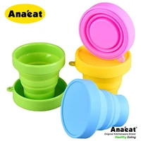 anaeat 1pc folding silica gel cup telescopic cup multi functional creative with outdoor travel portable sports bottle