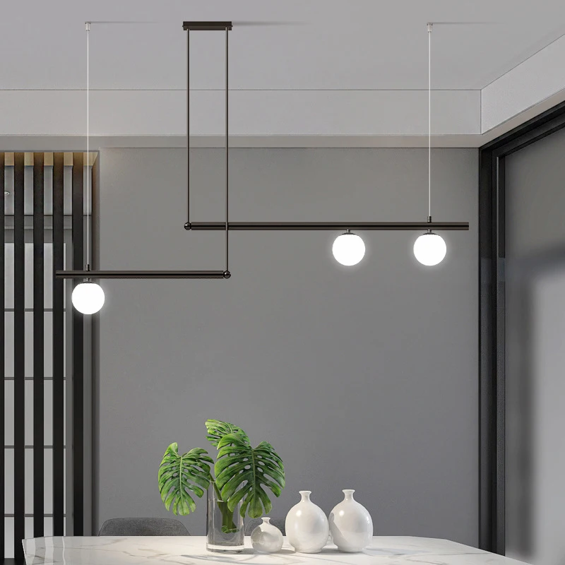

Modern Simple Magic Bean LED Gold/black Decorative G9 Chandelier Bar Table Restaurant Bar Cafe Bedroom Studio Hanging Lamp