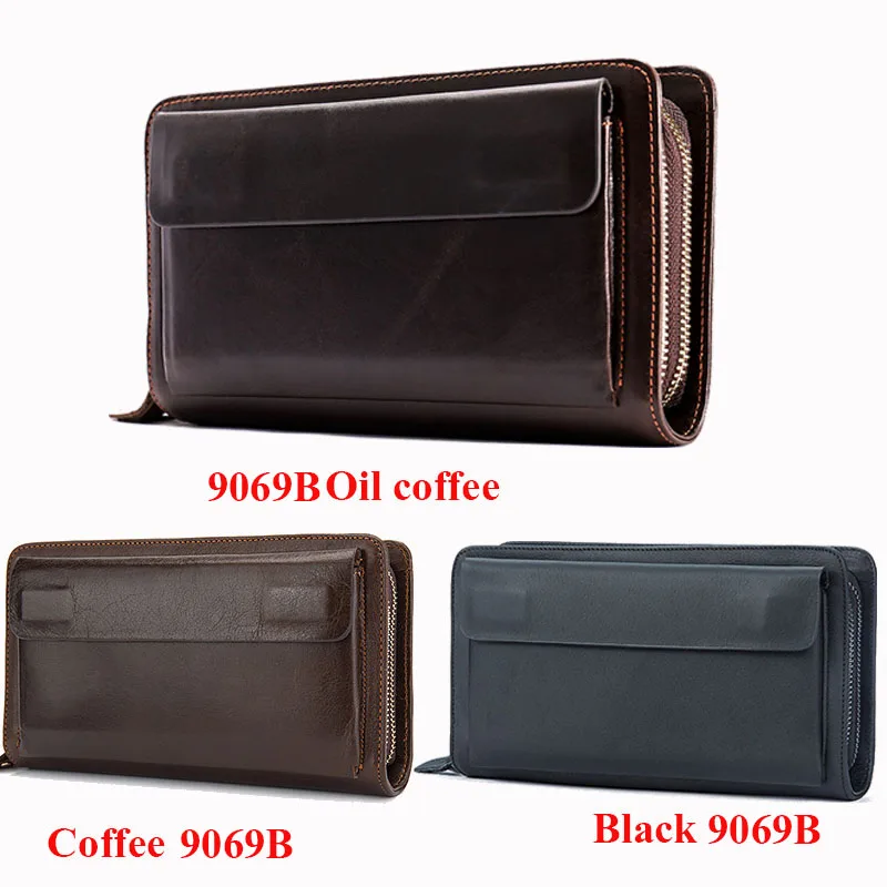 Мужской кошелек WESTAL из 100% натуральной кожи бумажник с ремешком на запястье для