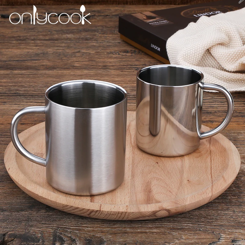 1 шт. SUS 304 Нержавеющая сталь с ручкой двойной Слои сока холодной питьевой воды