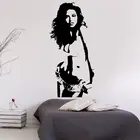 Сексуальная девушка силуэт красивая женщина наклейки на стену интерьер домашний декор комната Спальня наклейки на стену искусство украшения обои A898
