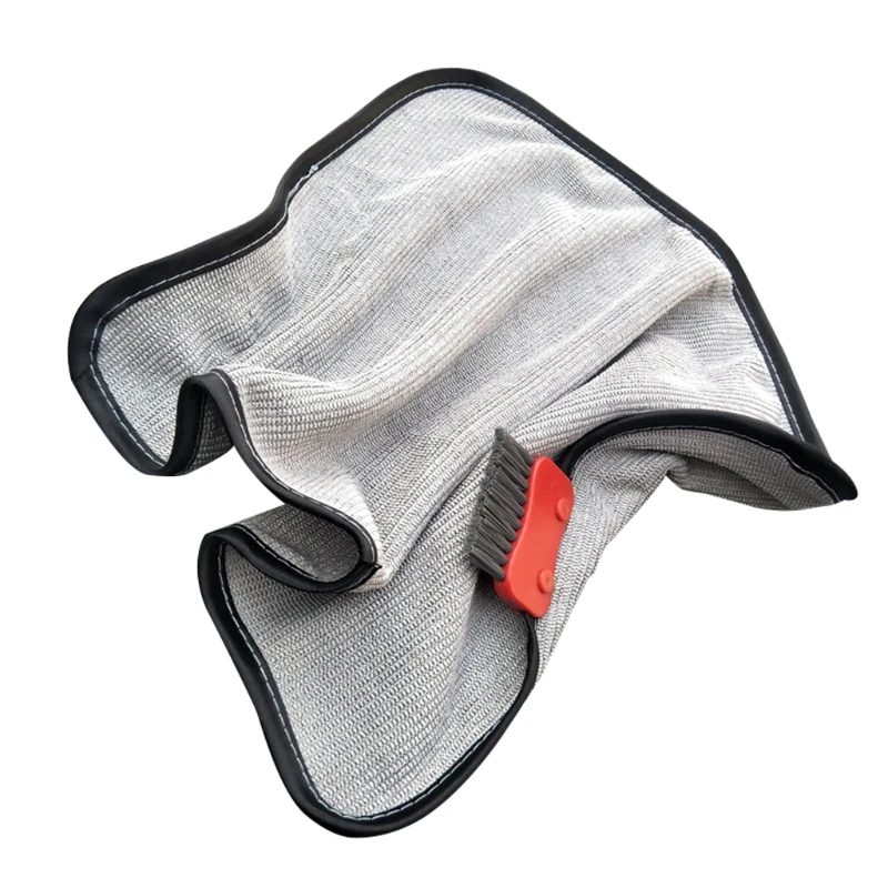 

Newest 40*30CM 2 in 1 Car Wash Towel Absorbent Double-sided Fleece With Shovel 28GC