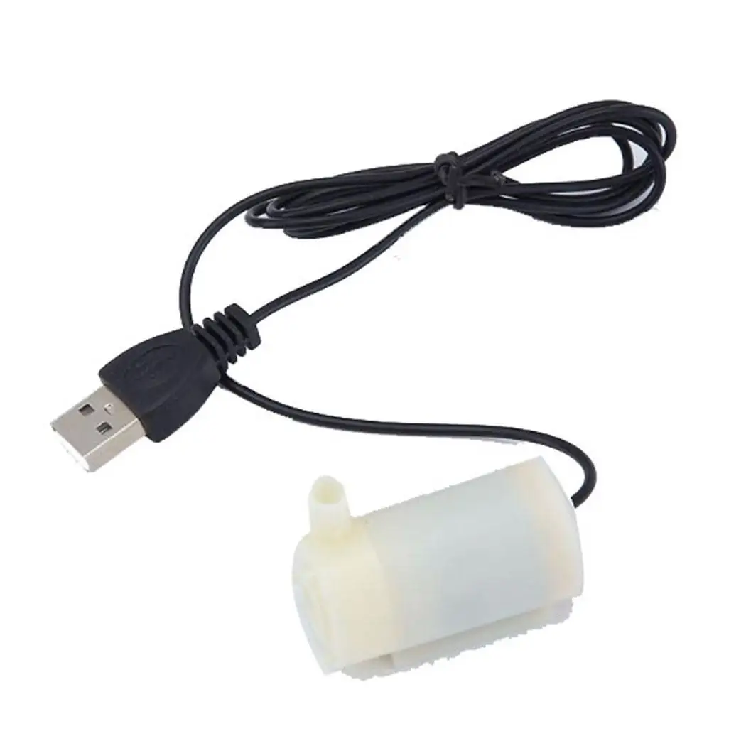 Питаемые через USB порт Micro подводный водяной насос мини 3L/мин воды 1A 3 м водяной насос для аквариума, фонтан для рыбы/стеклянный резервуар для аквариума