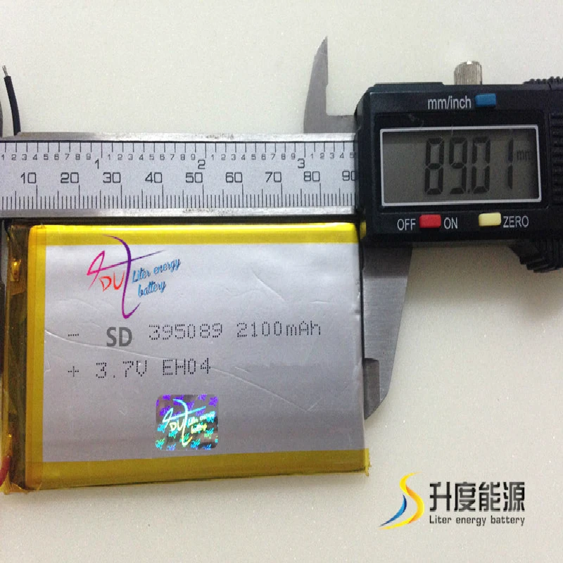 

405090 li-Tablet polymer battery rechargerable Tablet 3.7v 2100mah cheapest square 2600mah SD395089 2100