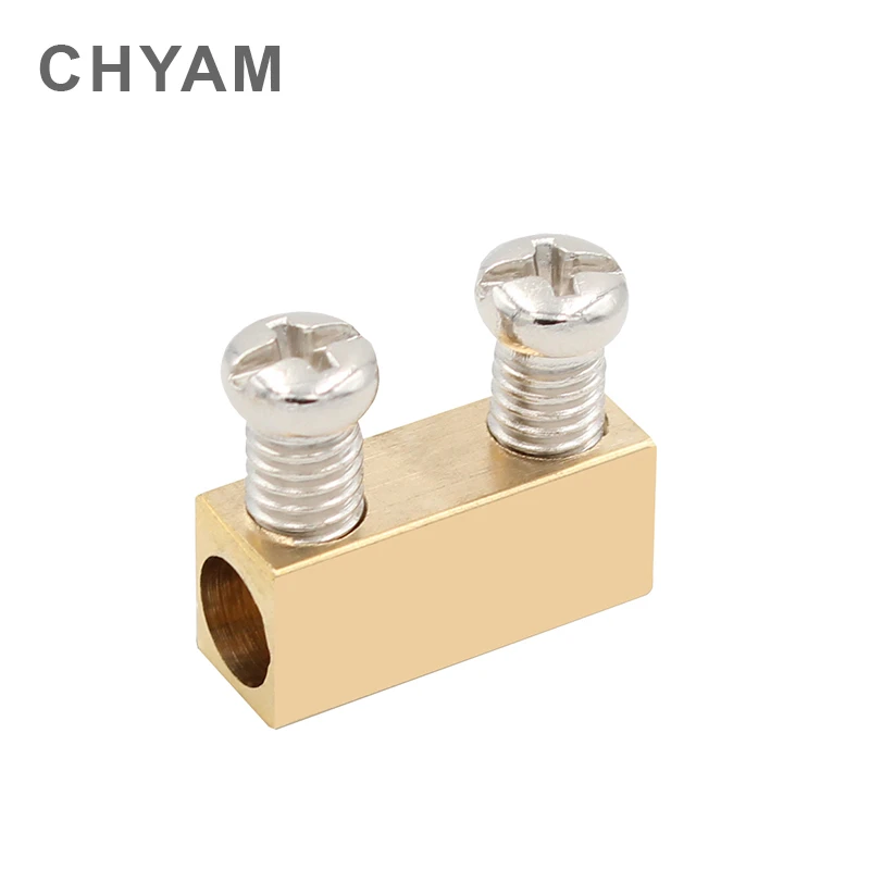 6pcs/lot High-power 1000V 60A Copper Terminal Connector Wite Two Scres Fixed Type 2.5-16mm Square Wire Wiring | Обустройство дома