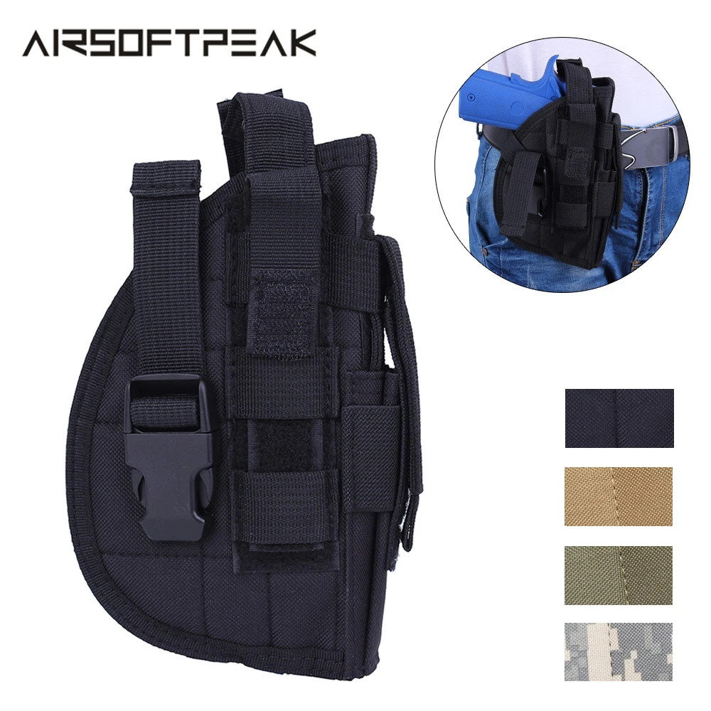 Тактическая кобура для пистолета 600D военная сумка страйкбола Molle правой руки