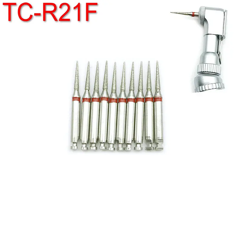 10 шт. низкоскоростные зубные алмазные Буры для RA 2 35 мм хвостовик наконечник