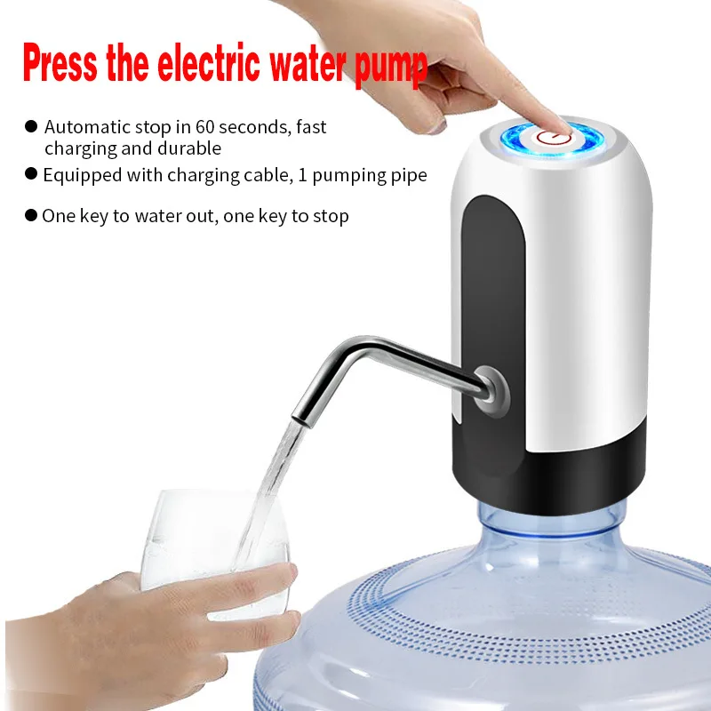 

Water Bottle Pump USB Charging Automatic Electric Water Dispenser Pump Bottle Water Pump Auto Switch Drinking Free shipping