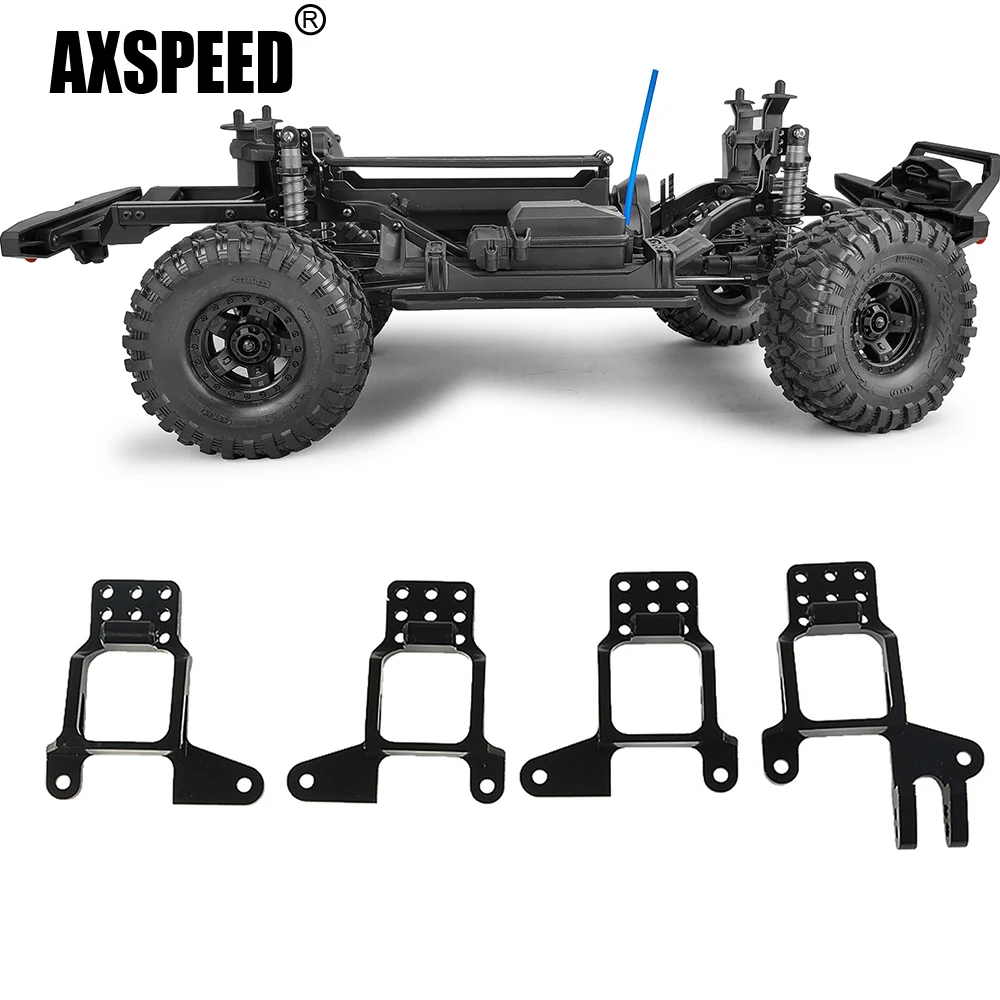 

AXSPEED 4PCS Aluminum Alloy Front & Rear Shock Towers Mount for TRX-4 1/10 RC Crawler Car Model Upgrade Parts