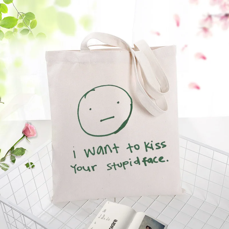 Сумка тоут Холщовая сумка для покупок простая иллюстрация текста сделай сам