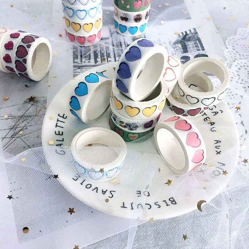 Любовь Сердце торт весенний медведь Сделай Сам Скрапбукинг Украшение скотч