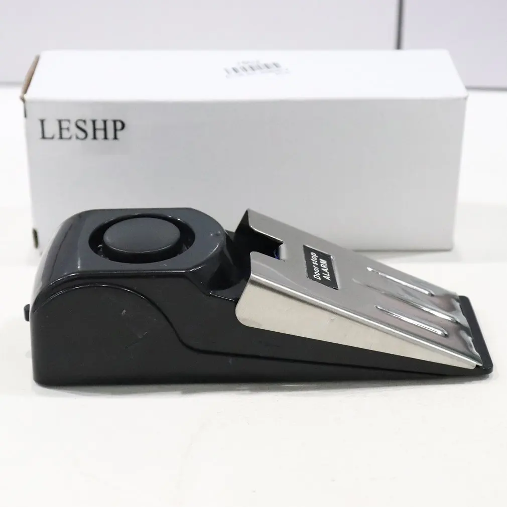 

125 dB Anti-theft Burglar Stop System Security Home Wedge Shaped Door Stop Stopper Alarm Block Blocking System