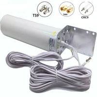 4g lte antenna 3g 4g antena sma m outdoor antenna with 5m meter sma male crc9 ts9 connector for 3g 4g router modem