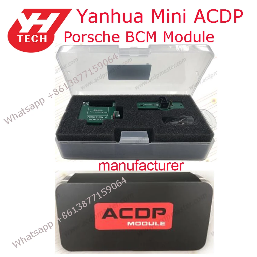 Yanhua ACDP Модуль 10 с лицензией для Porsche BCM 2010 2018 год добавление ключа все ключ