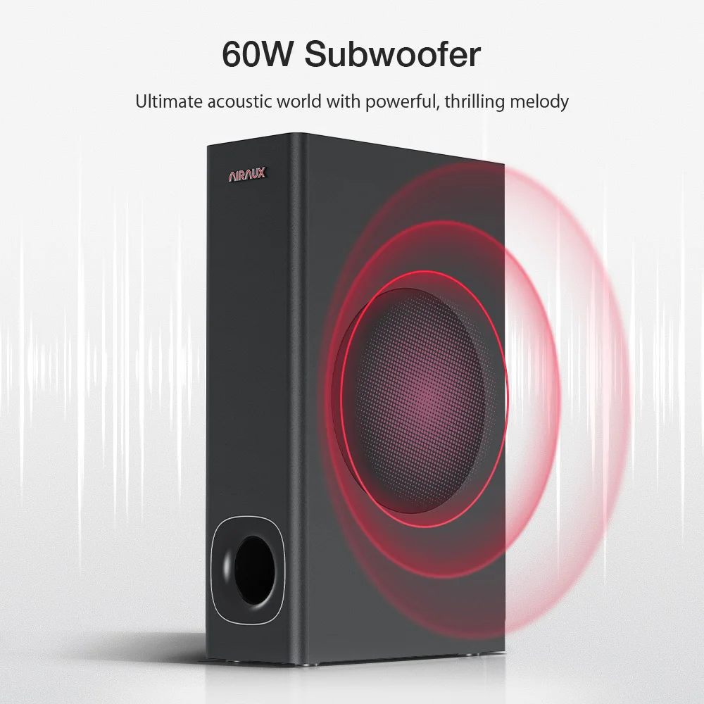 BlitzWolf AIRAUX SAR3 120 Вт SAR2 80 ТВ Саундбар HiFi стерео беспроводной домашний кинотеатр