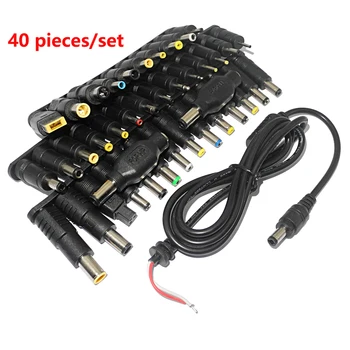 40pcs 5.5*2.1mm Female jack Dc Plug for Laptop Ac Power Charging Adapter Computer Tips Connector for dell Lenovo for Hp Notebook