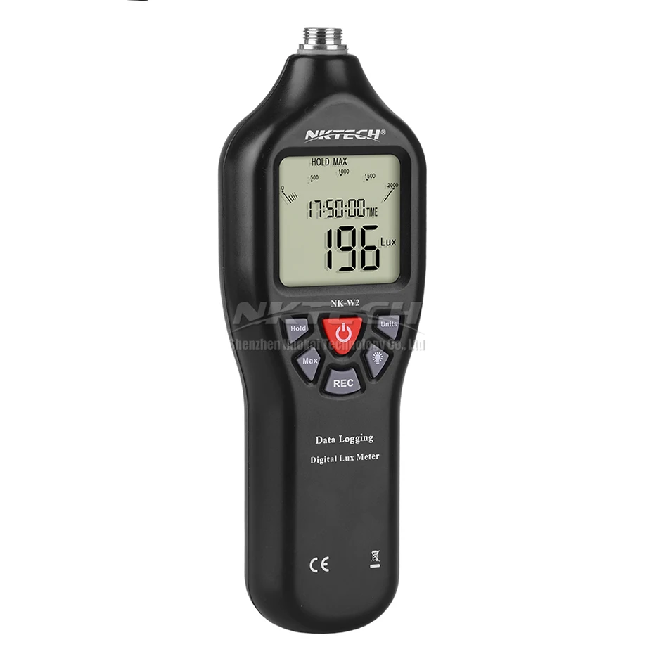 Автоматический цифровой люкс светильник NKTECH FC USB регистратор метр запись