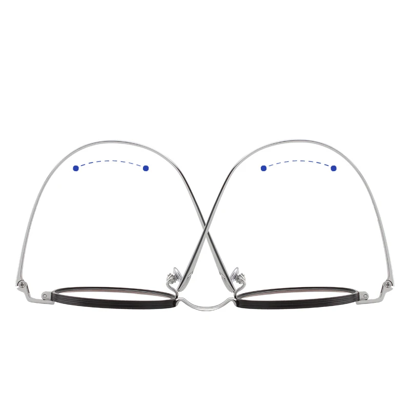 Очки Zerosun мужские титановые небольшие прямоугольные с диоптриями при