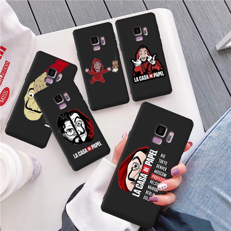 Крутой бумажный чехол La Casa de papel для Samsung S9 бумажного дома S10 S20 Ultra S10E S8 Plus S7 Edge |