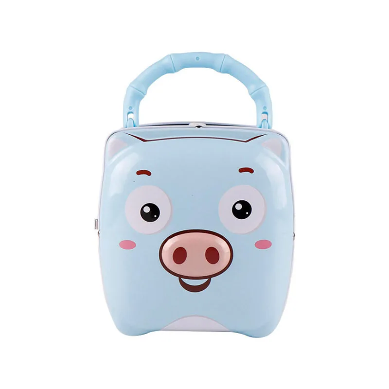 Портативная копилка мультяшная с замком креативное Подарочное украшение для