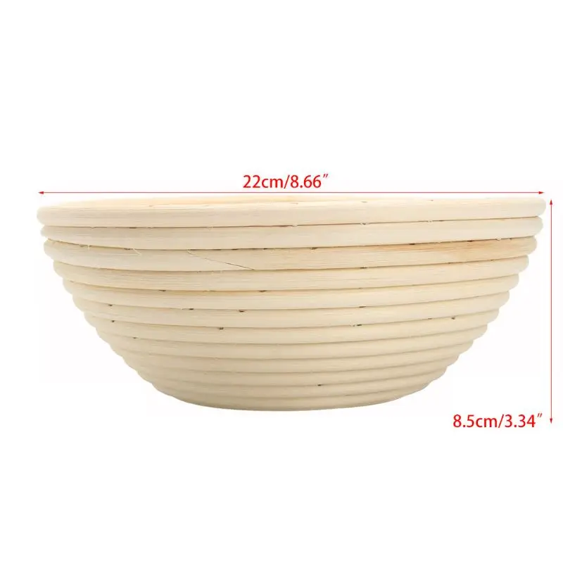

6Pcs Banneton Proofing Bread Basket With Removable Liner and Scraper for Baker
