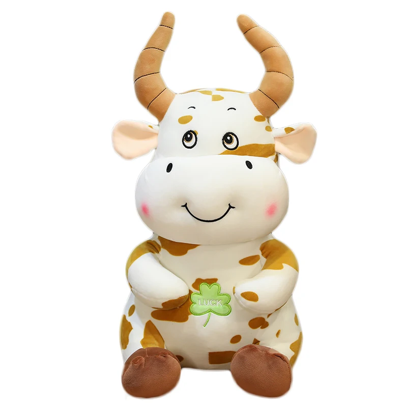 Милая плюшевая игрушка из молочной коровы 1 шт. 50 см имитация крупного рогатого