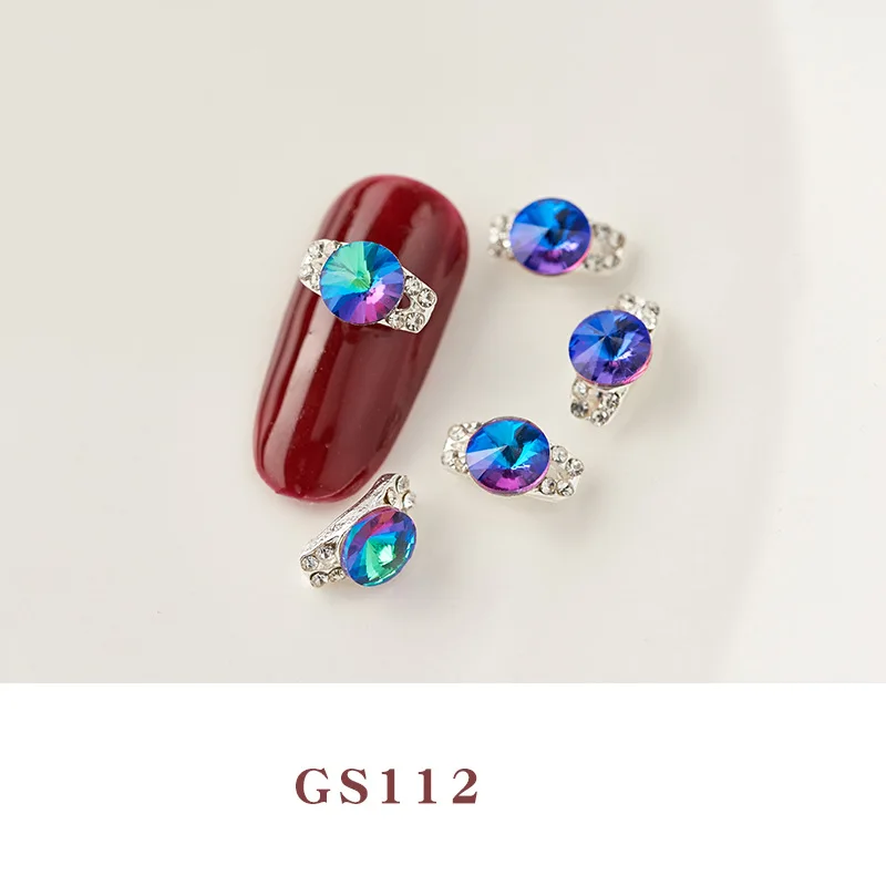 10 шт. высокое качество новый блестящий драгоценный камень голубой бриллиант