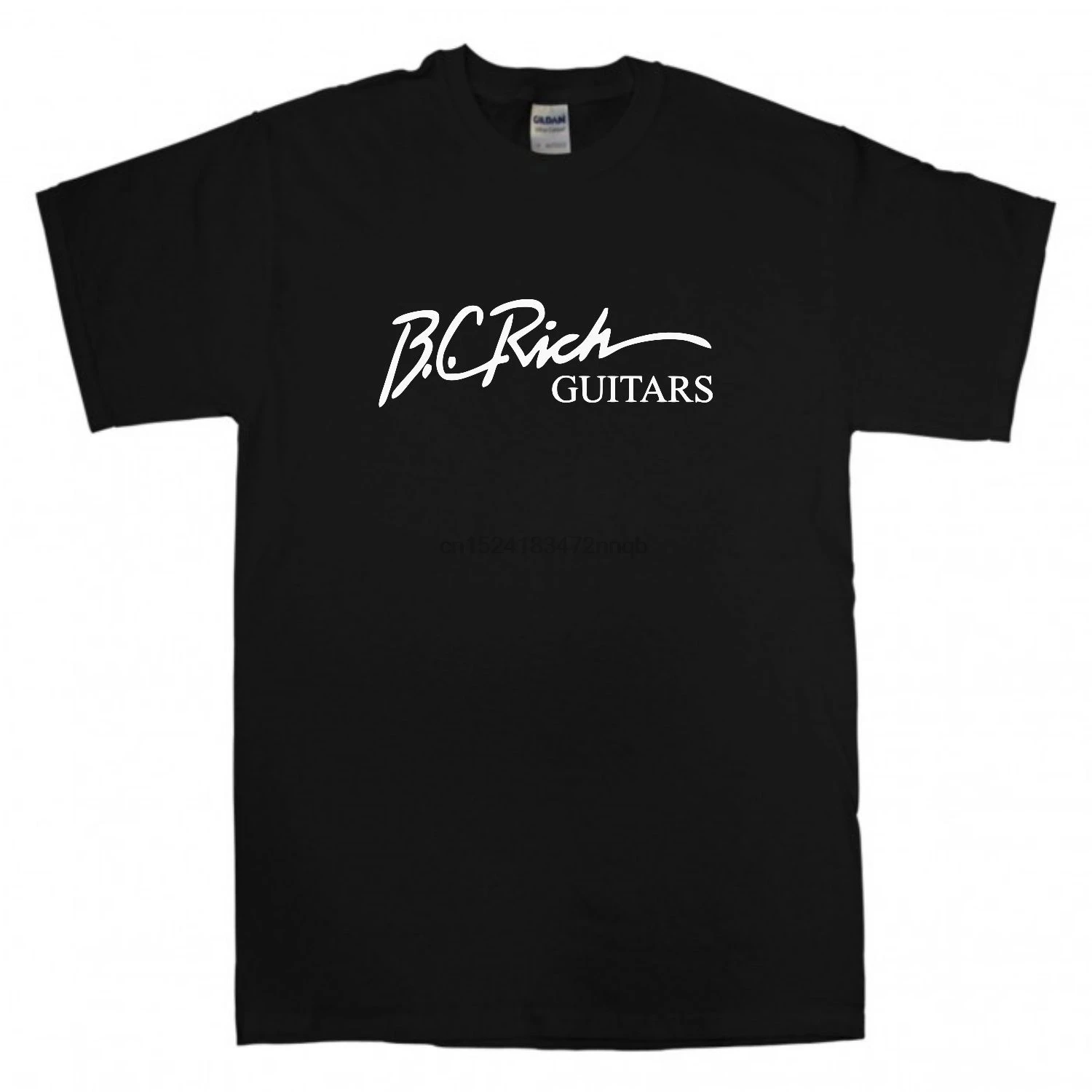 BC RICH Guitars Logo T-shirt New Black Rock Guitarist T Shirt S-3XL Metal Band T-Shirt Summer Style Men Top Tee Plus Size | Мужская