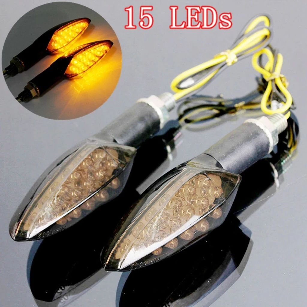 1 пара Универсальный мотоциклетный мигающий светодиодный гибкий указатель