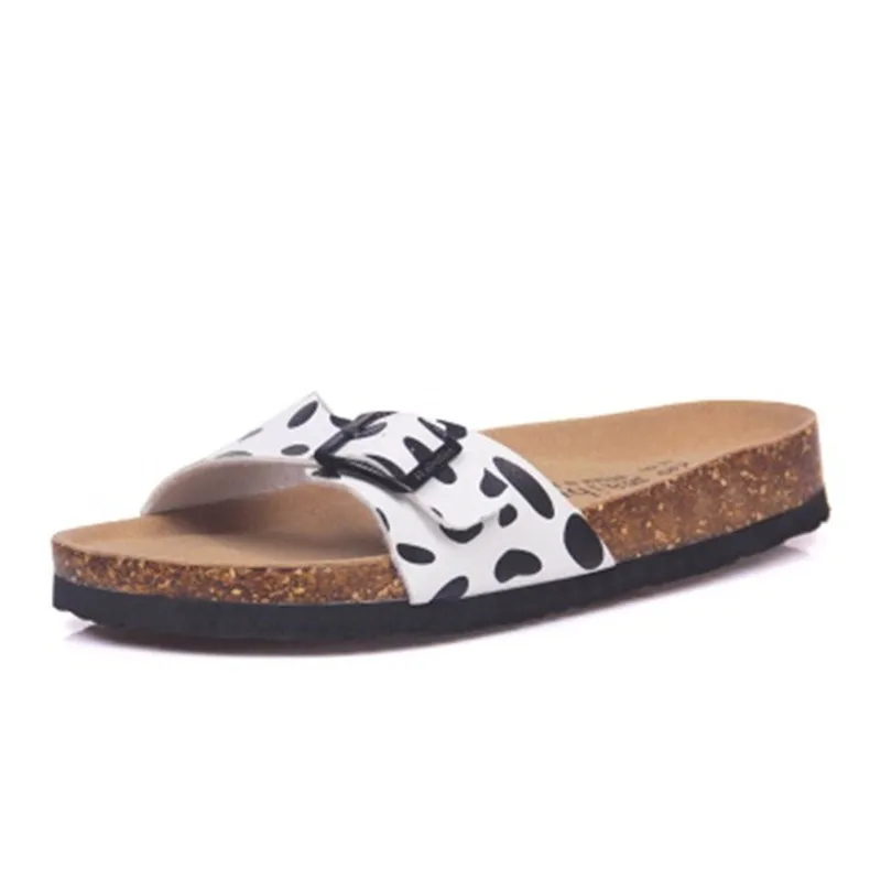 Сандалии мужские Ортопедические из пробки шлепанцы без застежки Классические