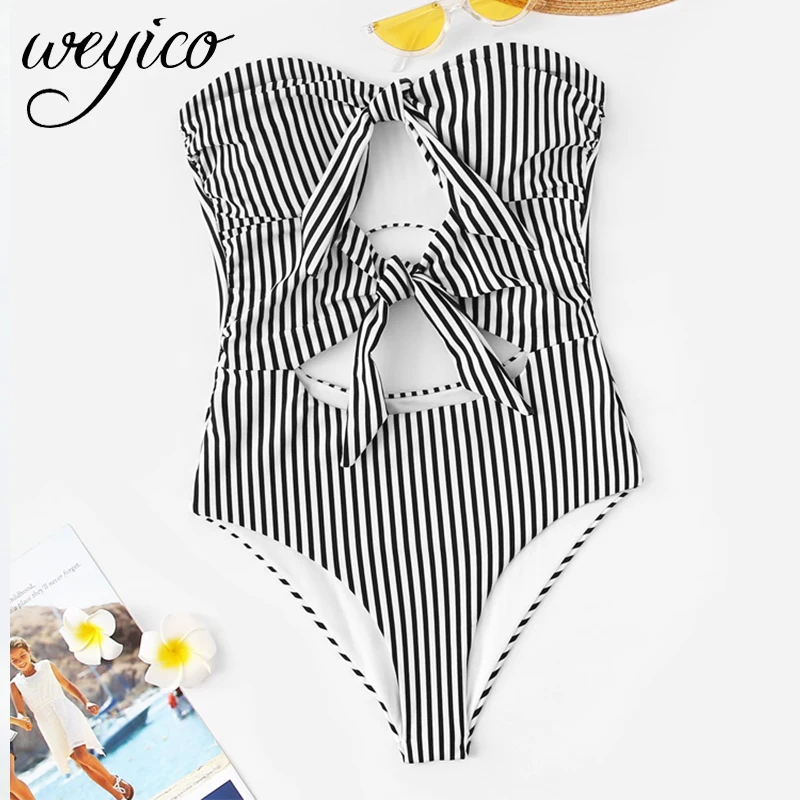 Сексуальный цельный купальник для женщин монокини с вырезами купальные костюмы